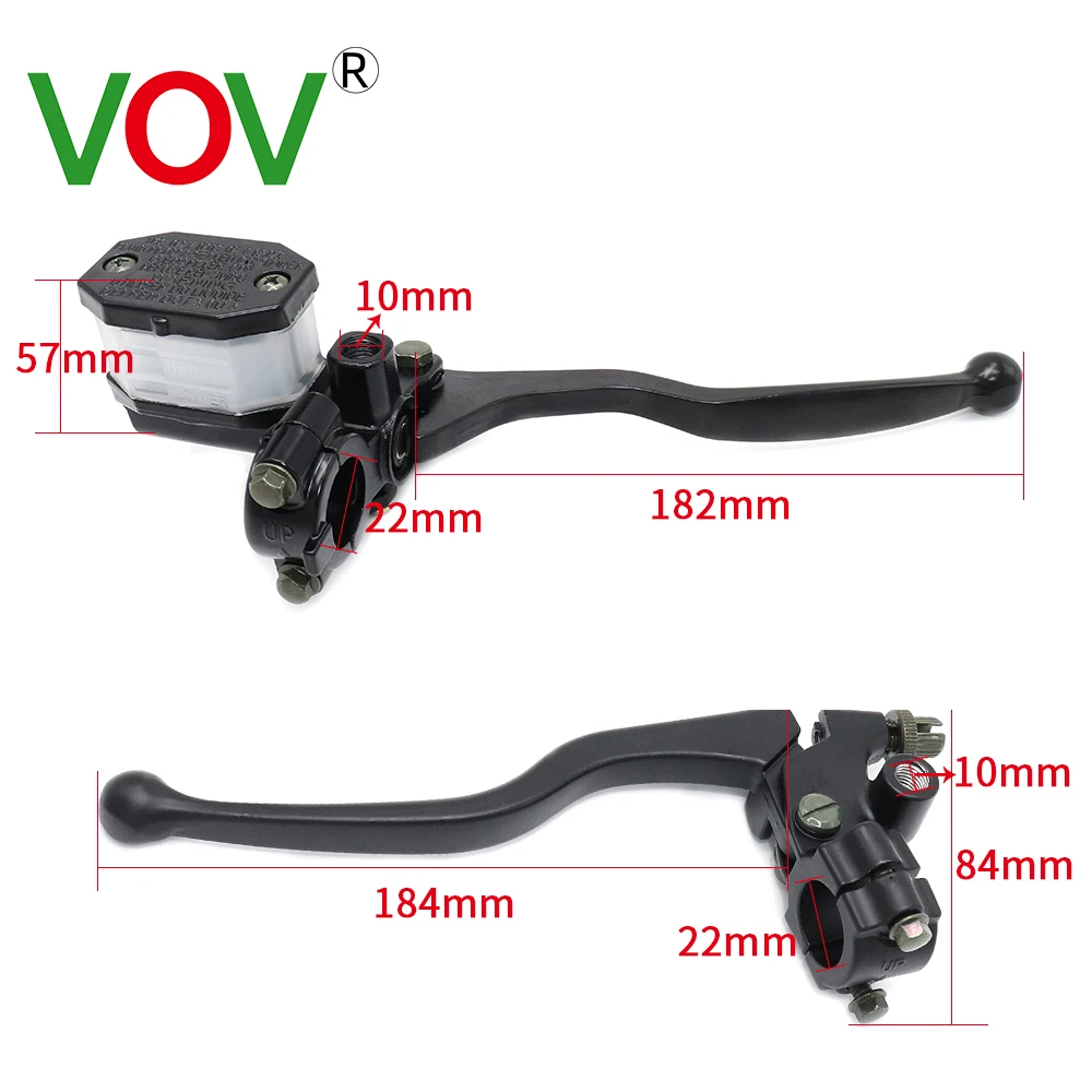 7/8“ 22mm motorcycle brake pump for Honda CG125 CG 125 125Cc 220mm Long Handle Handlebar Motorcycle Brake Clutch Handle Lever