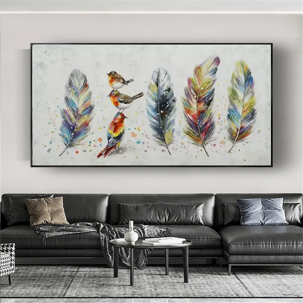 High Quality 100% Handmade Modern Abstract Oil Painting Wall Art Canvas Poster For Living Room Hotel Decor Mural Pendant Picture