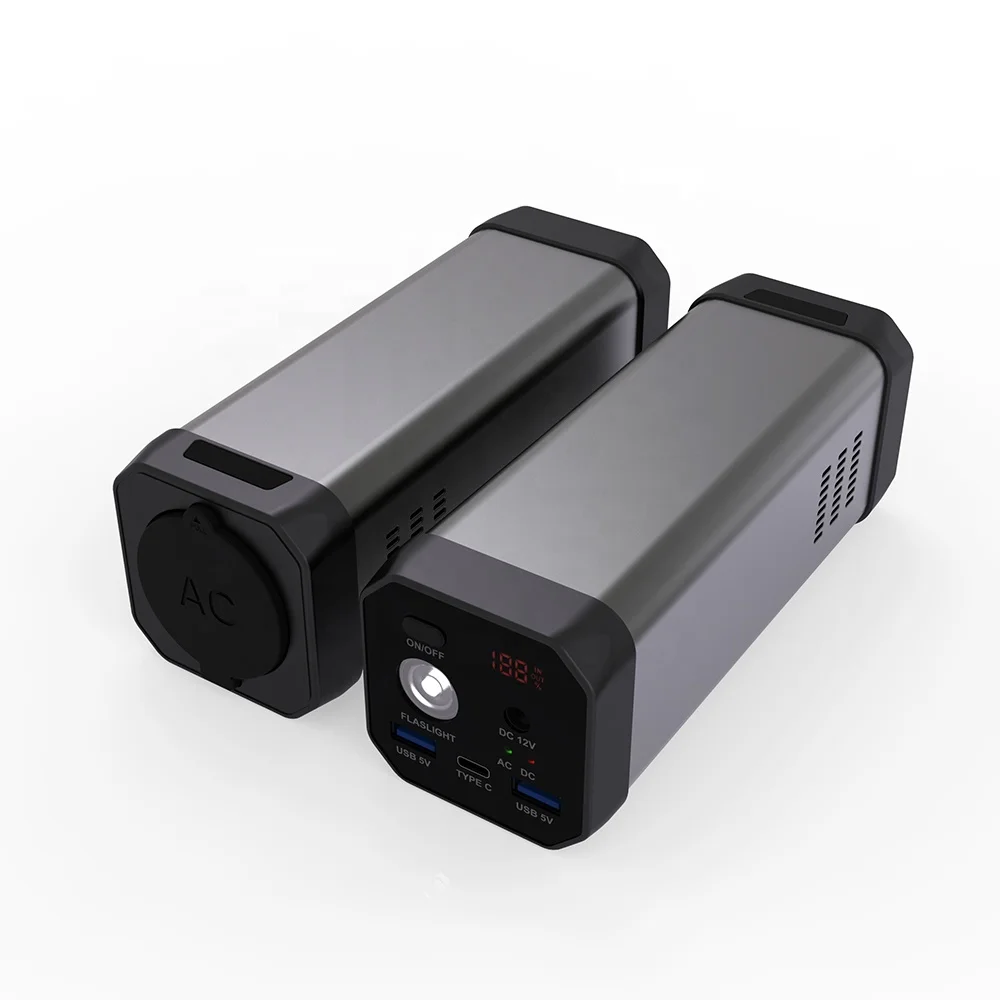 80W Laptop Power Bank Mini UPS 20000mAH AC 110V 220V Output DC 5V-12V USB Port Power Supply Camping Power Bank Generator