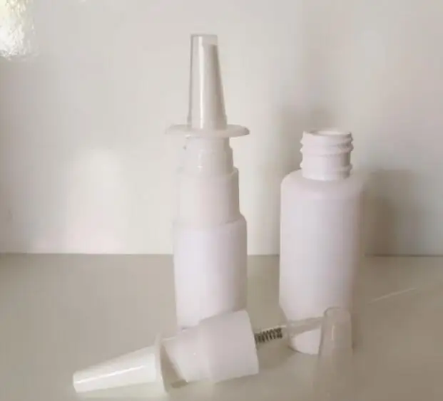 

Wholesale 1000 pcs 10ml White Empty Plastic Nasal Spray Bottle 10ml Nasal Atomizers