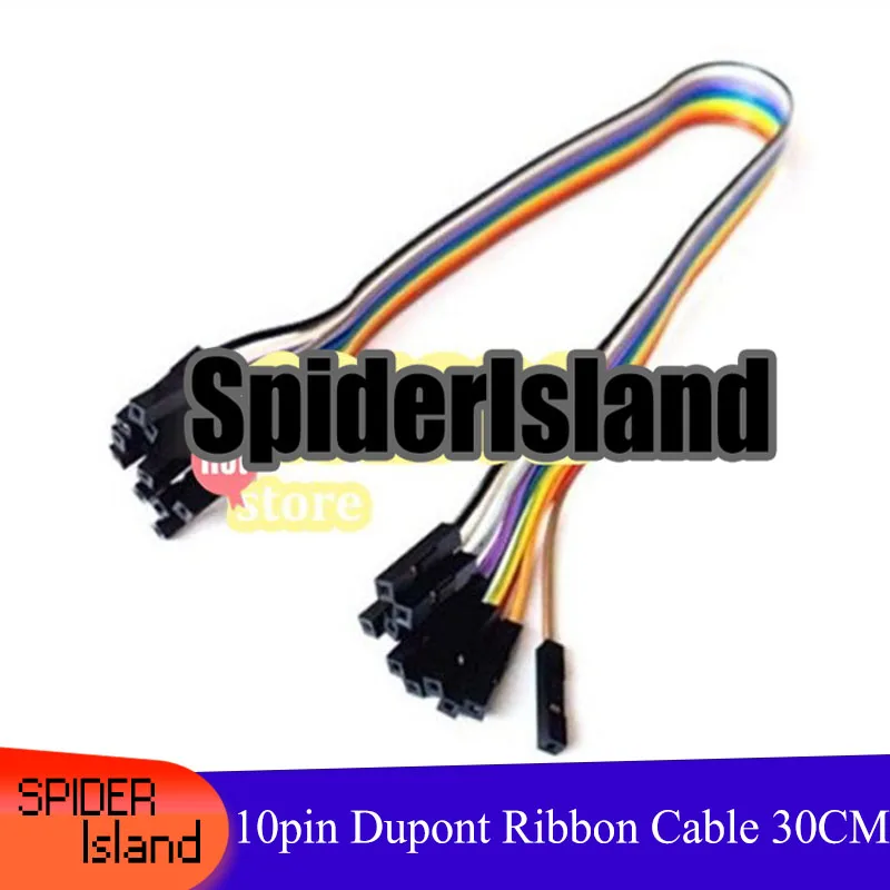 High Quality 10PCS/LOT Best for You Choose 30CM 10Pin Row Dupont Cable 10 in a row 1Pin to 1Pin Header Jumper Wire