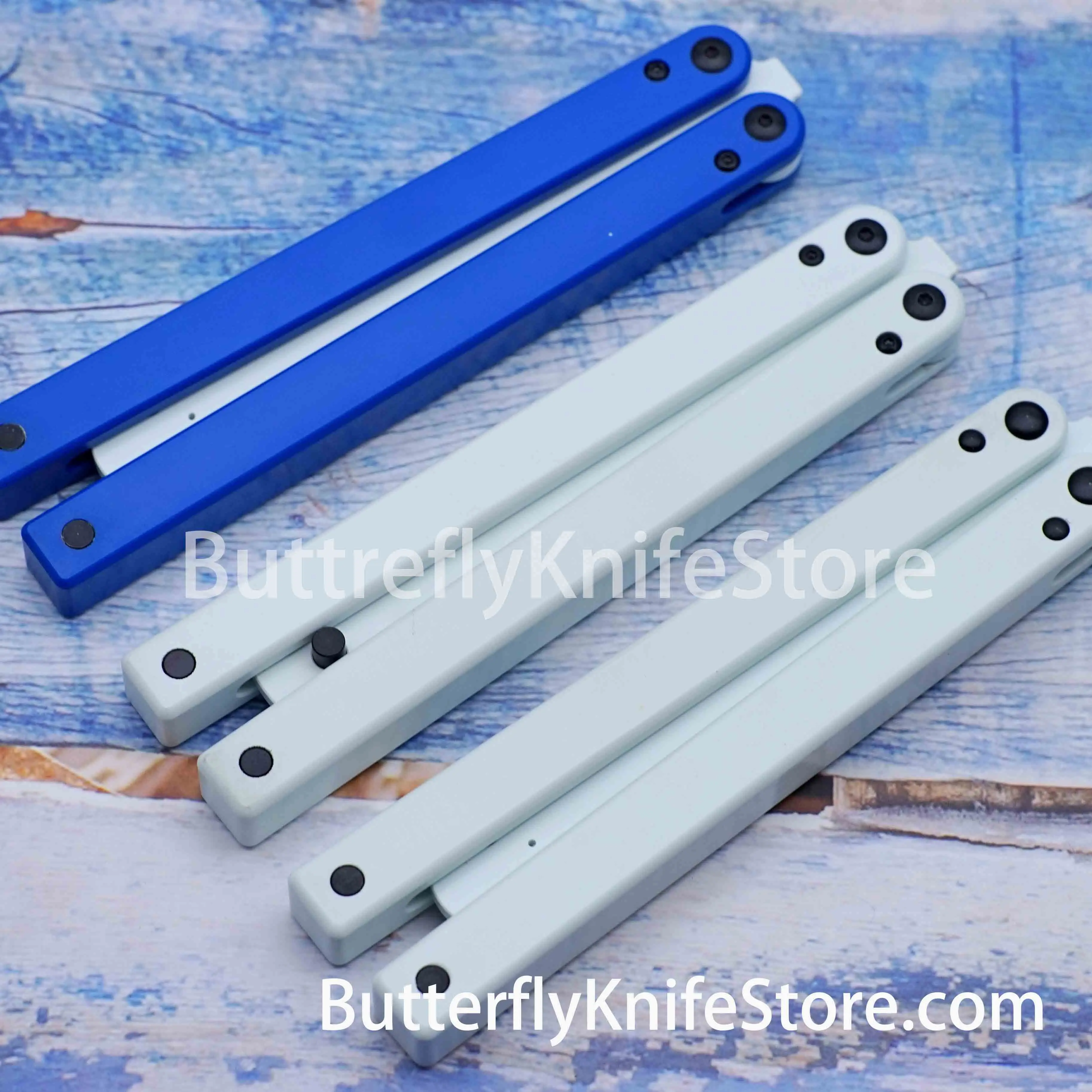 YY Squiddy Clone Squid Plastic Toys Balisong Butterflyknife Flipper Trainer CNC POM Safe EDC Outdoor Knife Excellent Workmanship