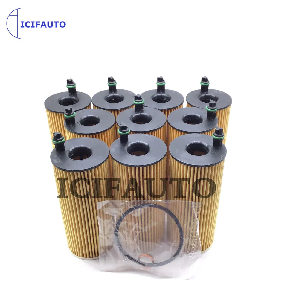 10X Oil Filter for BMW F20 F21 F30 F18 E84 X1 X3 X4 X5 X6 ALPINAD3 (E90) 2.0  MINI R56 R60 R57 11428507683 04152-WA010 HU6004X