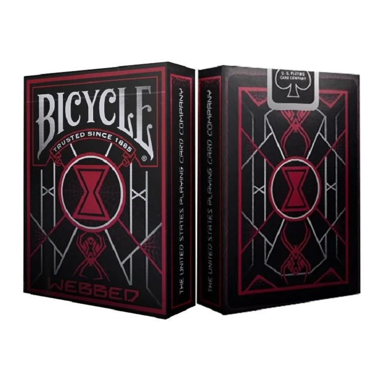 Cartas de jogo webbed de bicicleta USPCC Spider Web Deck Poker Size Jogos de cartas Hobby e colecionáveis