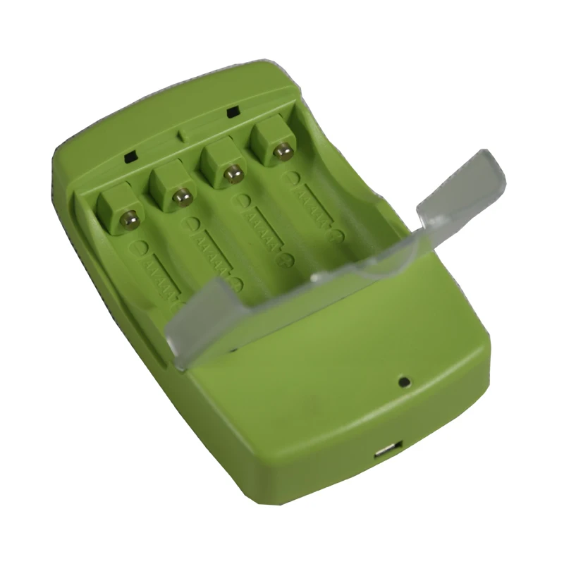 KLW 4 Way USB Smart Battery Charger for AA AAA AAAA Nicd Nimh 10440 14500 Lifepo4 Batteries with LED Indicator