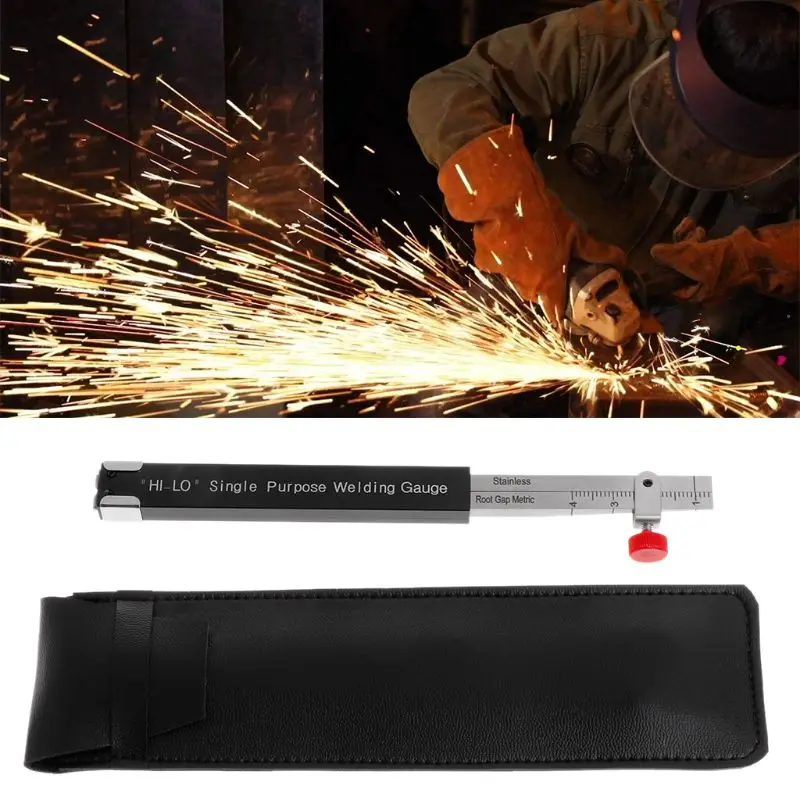 OOTDTY HI LO Welding Gage Internal Single Purpose Gauge Welding Ruler Root Metric
