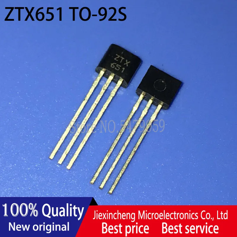 10 Miếng ZTX651 651 ZTX453 453 TO-92S Xuyên Mới Ban Đầu