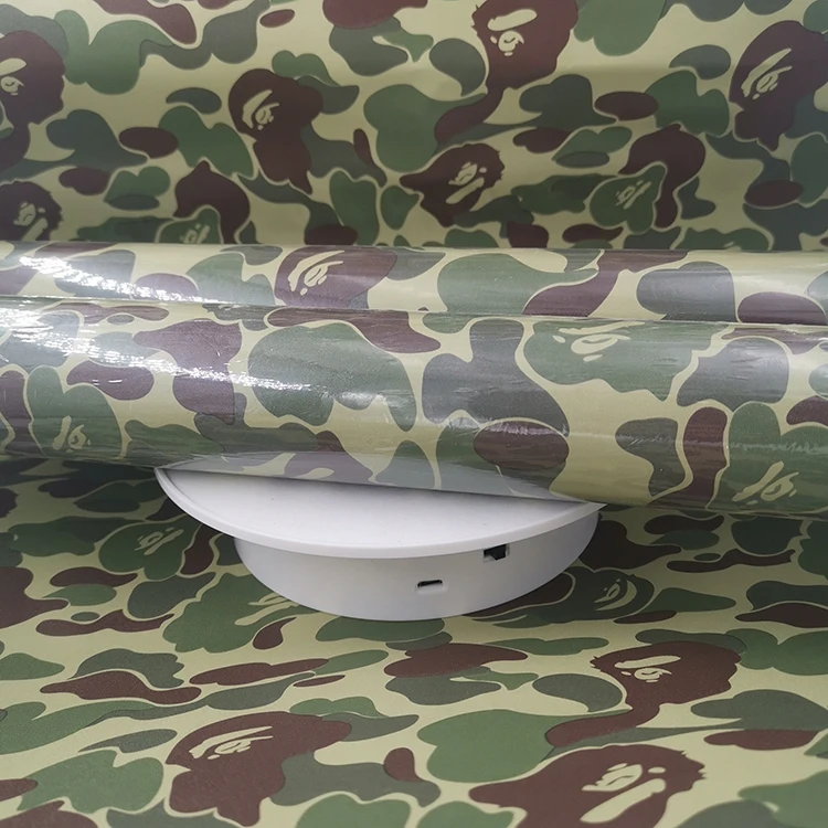 Papel tapiz con diseño de camuflaje japonés para decoración de dormitorio, tapiz de estilo hip hop europeo con pegamento, para tienda de ropa y