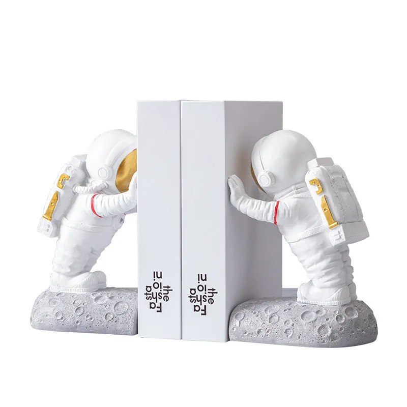 Imagem -06 - Simples e Criativo Astronauta Livro por Personagem Bookends Pasta Varanda Estante Escritório Desktop Decoração Estudo