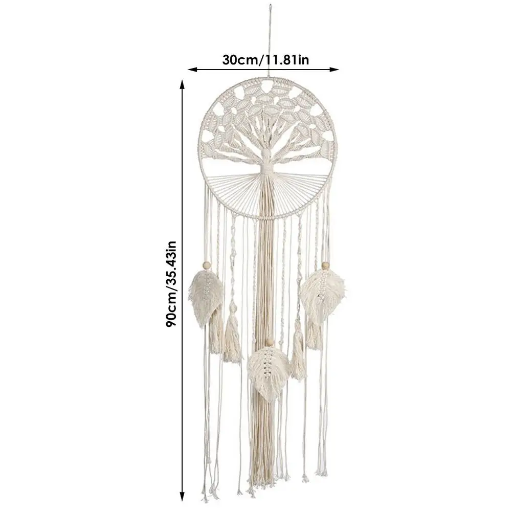 Macrame Wall Hanging Tapestry Bohemian Tapestry Tree Of Life Dream Catcher Wall Decor Home Decoration Wall Pendant Dreamcatcher