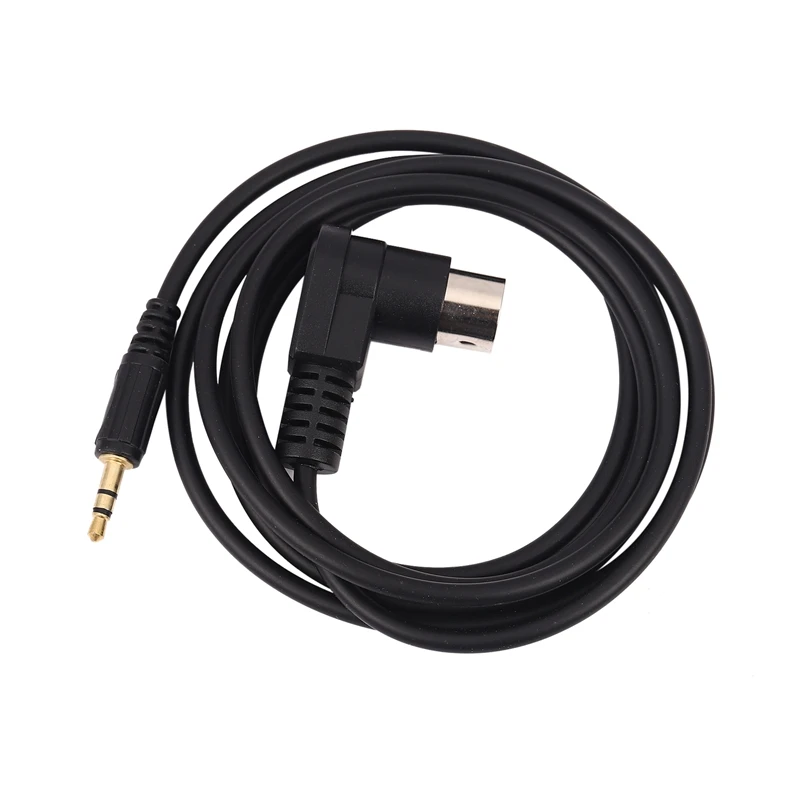 Adaptador de entrada auxiliar de 3,5mm para coche, Cable de Audio Mini Jack AUX de 8 pines, cambiador de CD de M-BUS para enchufe Alpine Gold