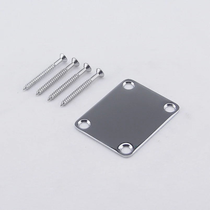 1 Set  Electric Guitar Electric Bass Neck Plate / Neck Joint Plate With Screws  MADE IN KOREA