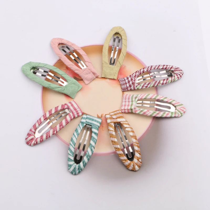 Korean Ribbon All Inclusive BB Clips Clip Hair Pin Girl Baby Handmade  Accessories DIY Ornament Material 50pcs 45*15mm