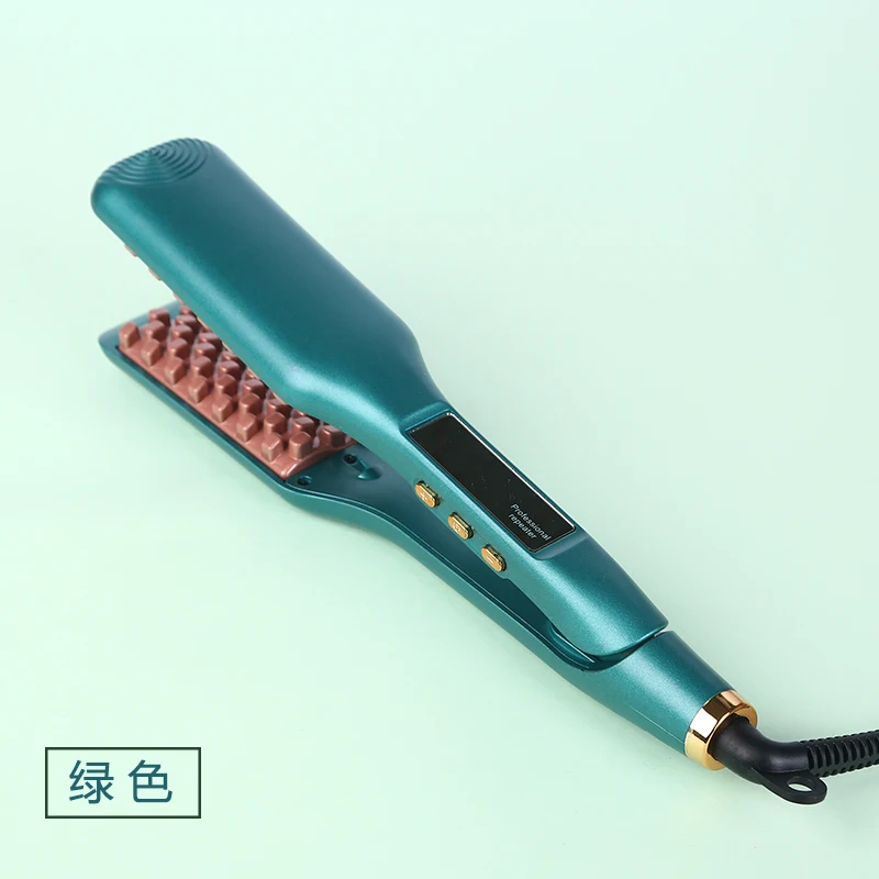 Macio milho clipcurling ferro profissional cabelo toolsflat ferro curling tongs lcd escova de cabelo elétrica airwrap modelador