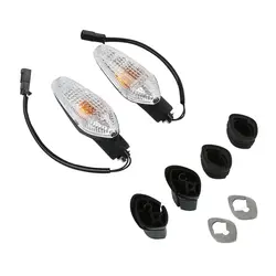 Motorcycle Front ABS Turn Signal Light For Ducati Monster 696 2008-2011 796 2002-2014 2013 2012 2011 2010 2009 2008 Clear/Orange