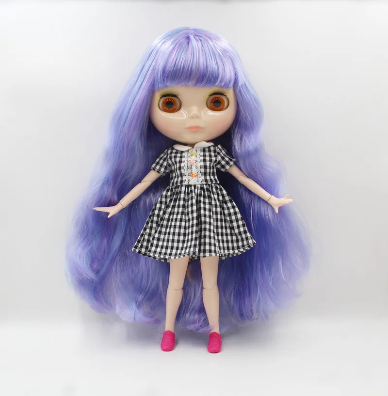 

Free Shipping big discount RBL-778J DIY Nude Blyth doll birthday gift for girl 4color big eye doll with beautiful Hair cute toy