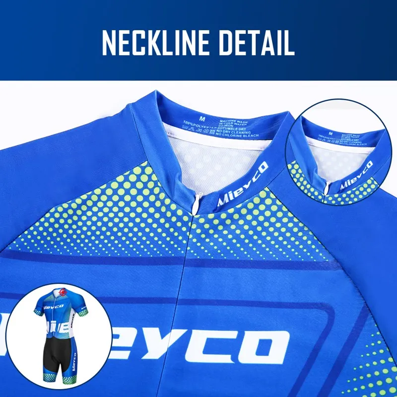 Kurzarm Triathlon Anzug Männer Ein Stück Skinsuit Outdoor Racing Overall Radfahren Laufen Strumpfhosen Conjunto Deportivo Hombre – Detail 4