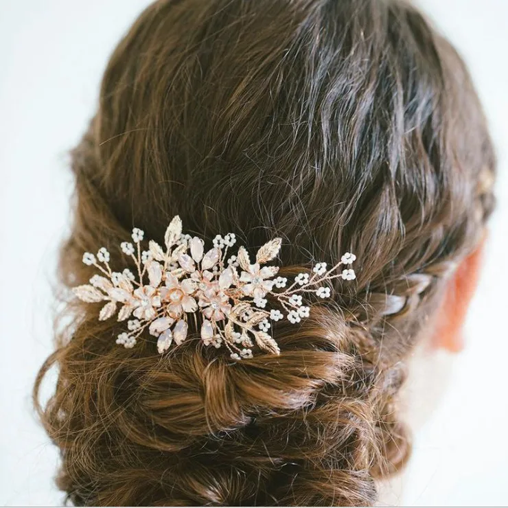 Peigne à cheveux en strass, accessoires pour femmes, bijoux de tête, accessoires pour cheveux de mariage, peigne de mariée, bandeau