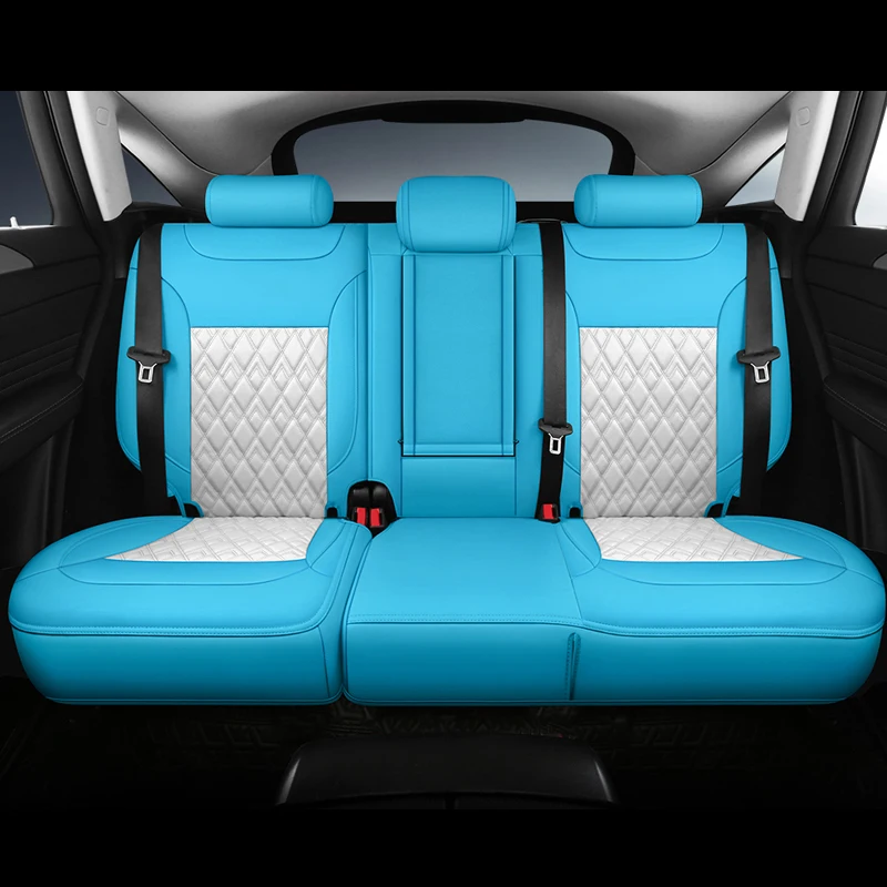 Custom Fit PVC Leather Seats Cushions for Volkswagen VW Touareg 2021 2020 2019 Seat Cover Accessories Supports Car Styling 12pcs