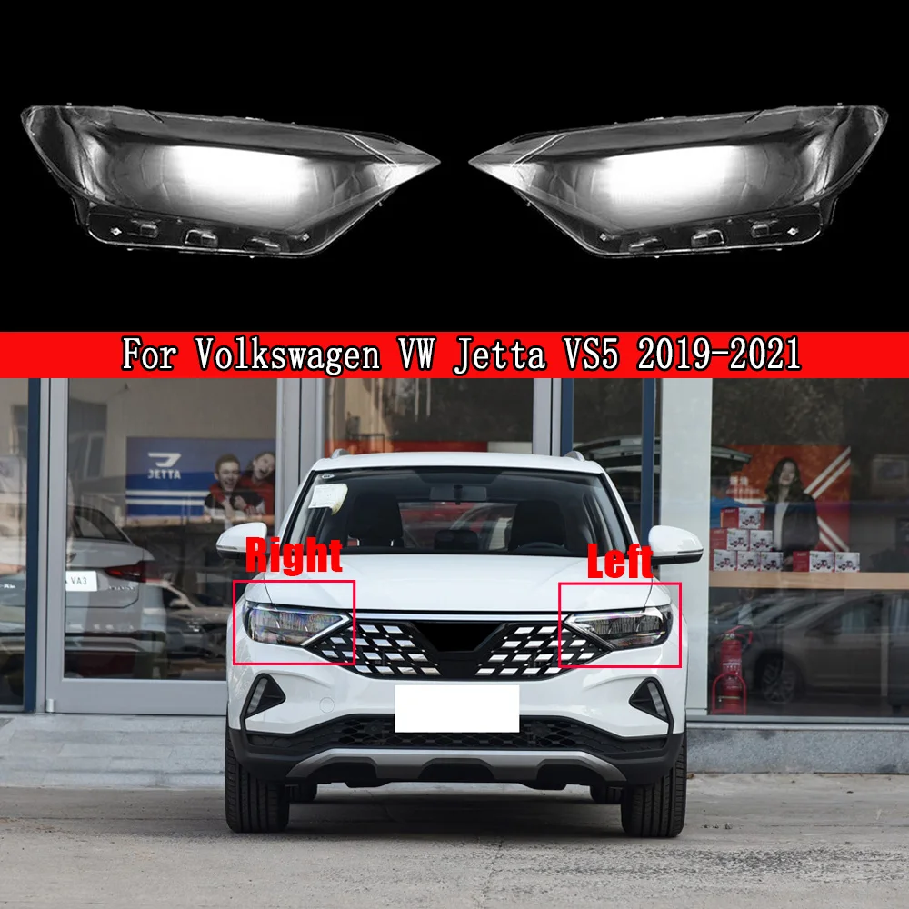 

Front Headlamp Cover Transparent Lampshade Plexiglass Replace Original Lens For Volkswagen VW Jetta VS5 2019 2020 2021