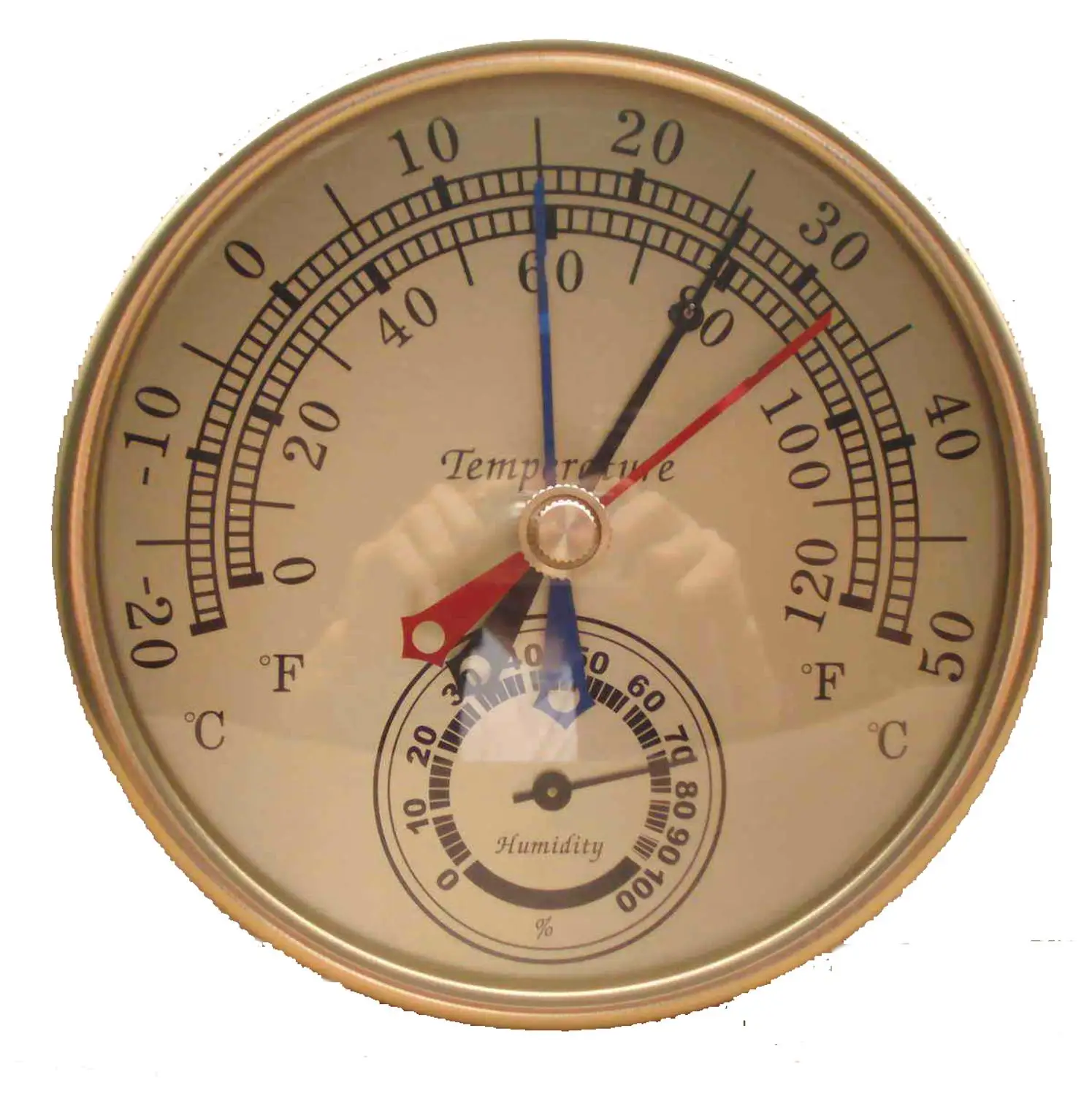 No Battery-operated Outdoor Minimum-Maximum Thermometer and Hygrometer