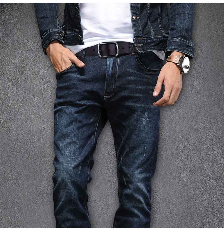 Maikun herren Business Casual Große Größe Gürtel Modische Echtes Leder Gürtel Beliebte Vatertag Geschenk – Detail 8