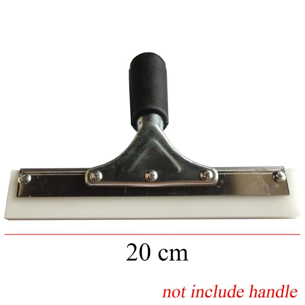 20cm 8“ Long Squeegee Replacement Blade Silicone Water Wiper Window Glass Cleaning Scraper Film Install Tools B21B