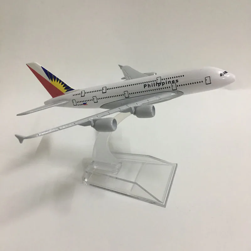 JASON TUTU 16Cm Indonesia Airbus A380 Pesawat Model Pesawat Model Pesawat Diecast Metal 1/400 Skala Pesawat Dropshipping