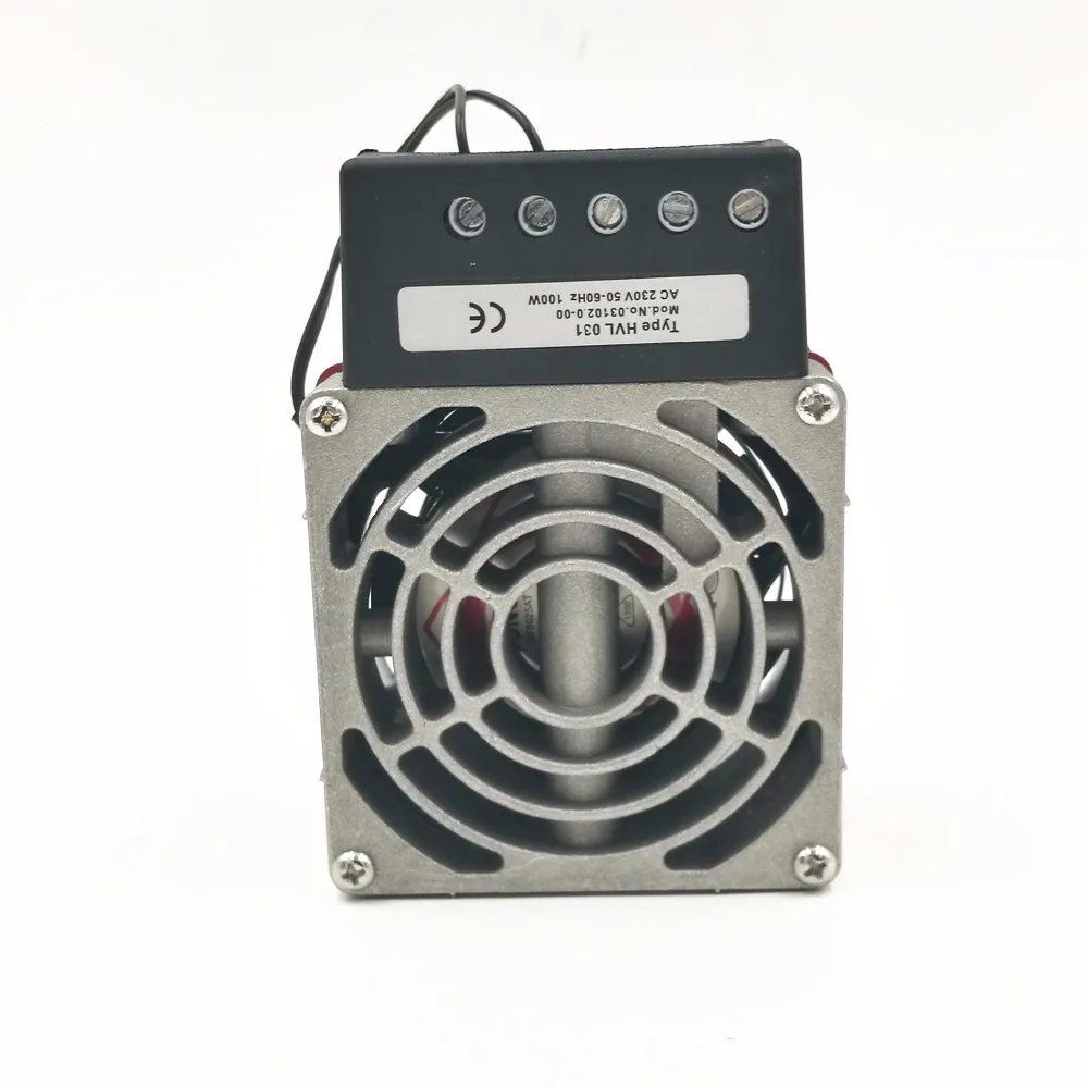 Imagem -04 - Aquecedor de Liga de Alumínio Hvl031 Ventilador de Gabinete Gabinete de Controle Temperatura Constante 100w400w 220v
