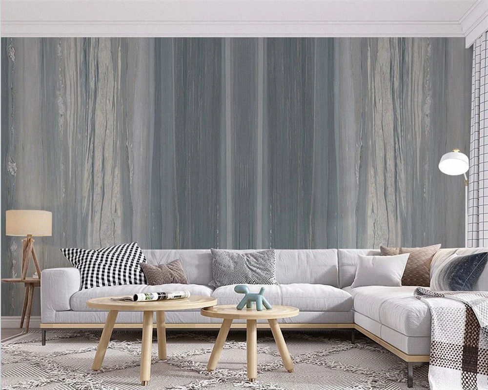 beibehang Customized modern bedroom wall papers home decor living room dark blue marbled stone background wallpaper