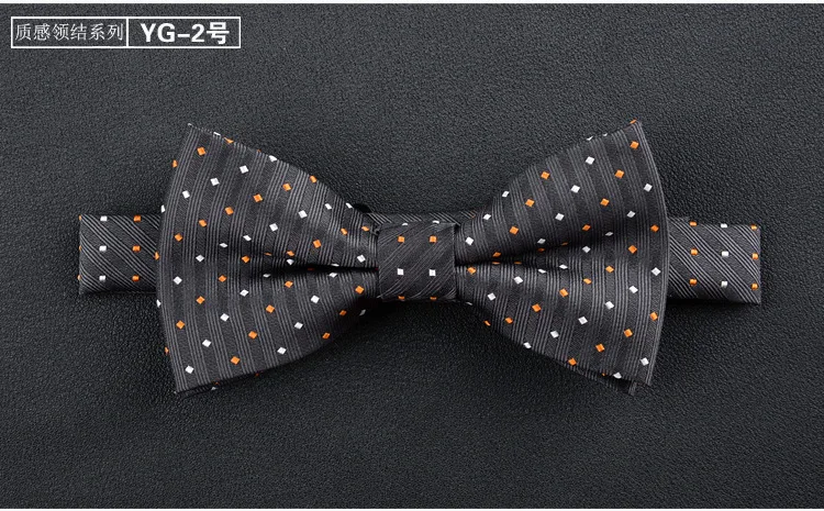 High grade British fashion bow tie men\'s bridegroom best man\'s bow tie Korean double layer trendy bow tie men