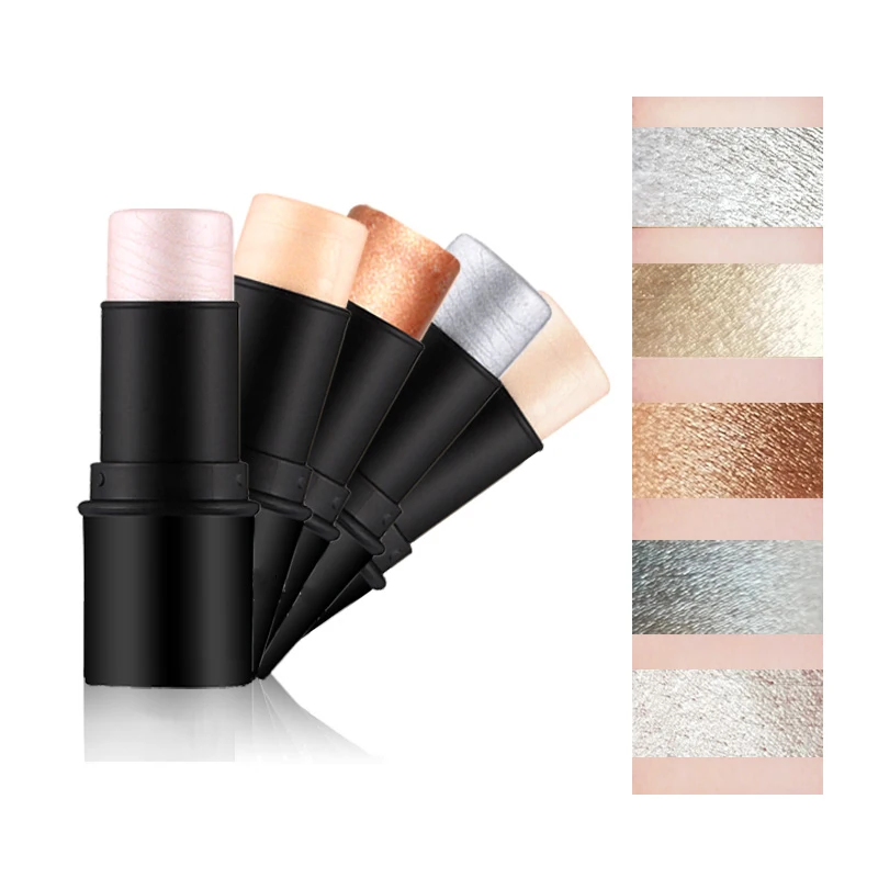 

wholesale color makeup highlight repair stick face three-dimensional brightening repair pen 5 color highlight concealer stick