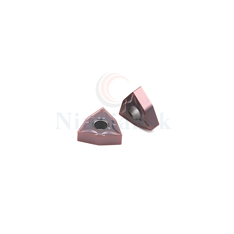 10 Chiếc WNMG080404-MA NK9018 WNMG080408-MA NK9018 Bên Ngoài Biến Lắp Tiện Bằng Máy CNC Dụng Cụ Chế Biến Cá Chép Trông Trăng Hợp Kim Cắt Miếng Lót