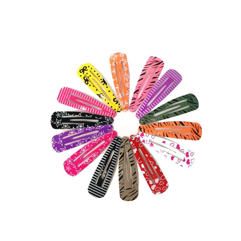 20 Stück/Set Haaraccessoires Bonbonfarben Tropfenförmige Haarspangen Prinzessinnen-Haarklammern Koreanische Haarclips Cartoon-Kopfschmuck Haarnadeln für Mädchen – Detail 10