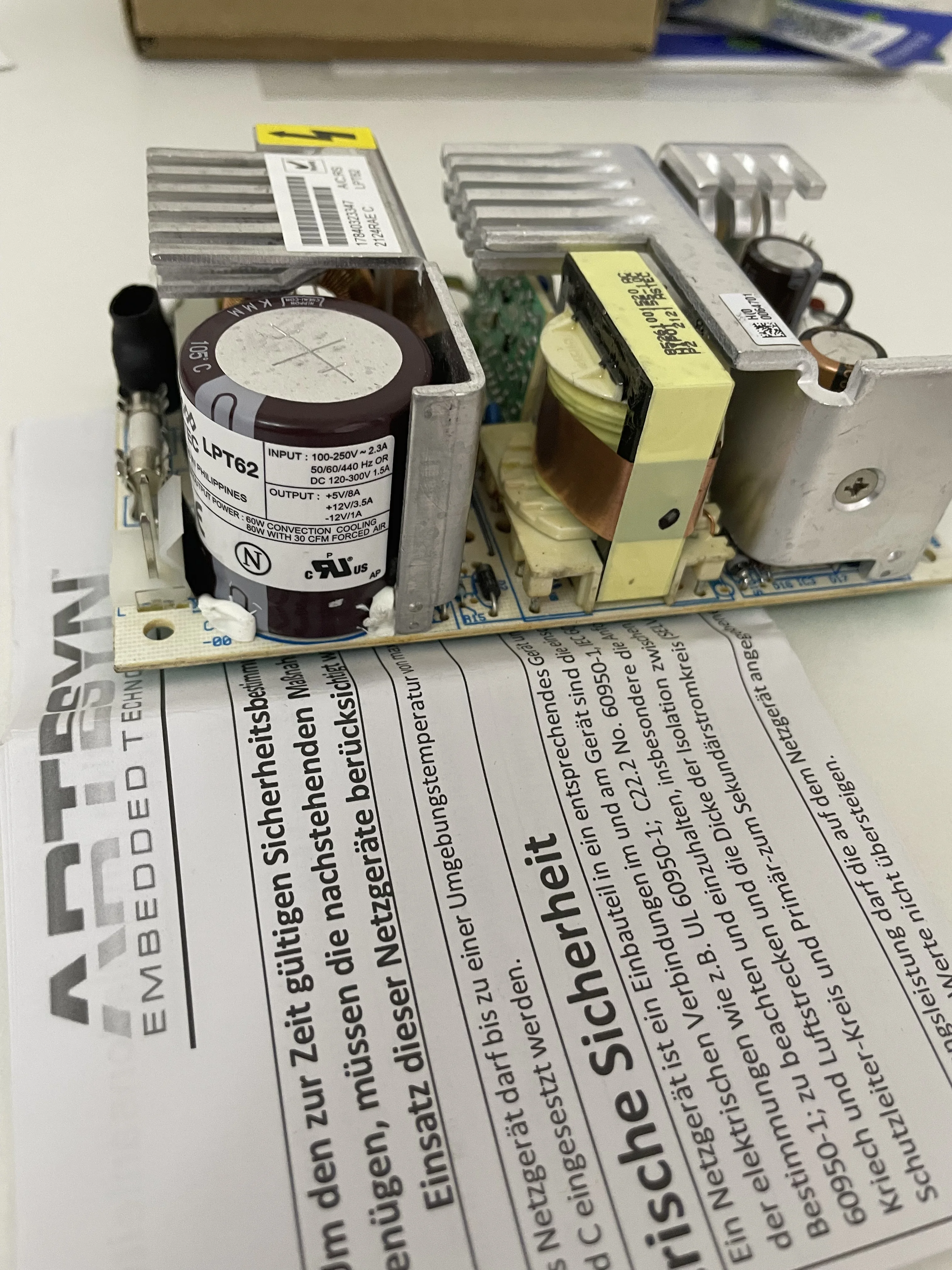 Nuova scheda di alimentazione AC/DC LTP62 Triple-OUT 5V/12V/-12V 7A/3A/0.7A 60W 10 Pin