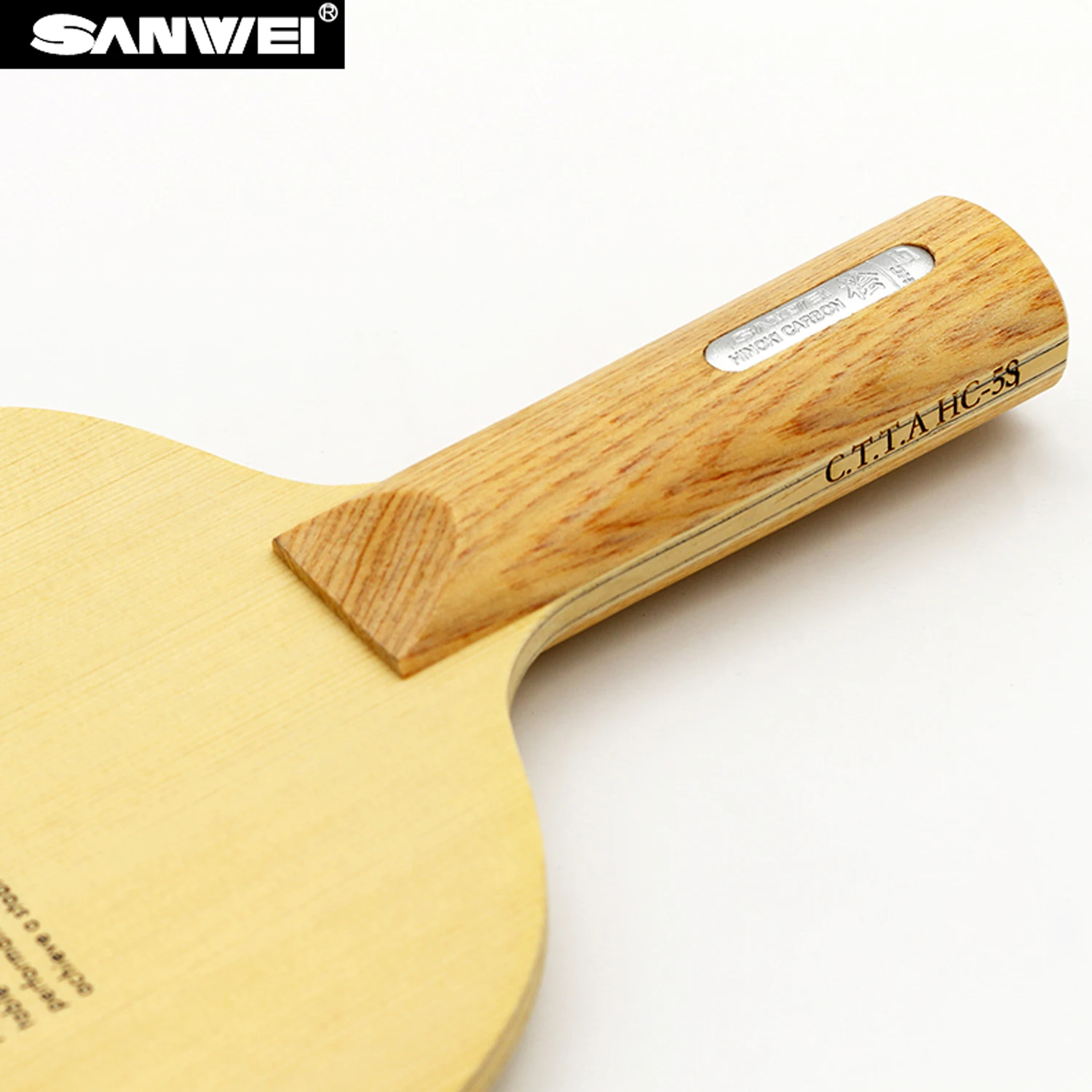 Sanwei HC.5S HC-5S HC 5S HC5S HINOpastel Lame de Tennis de Table en Carbone Souple pour Raquette de Ping-Pong