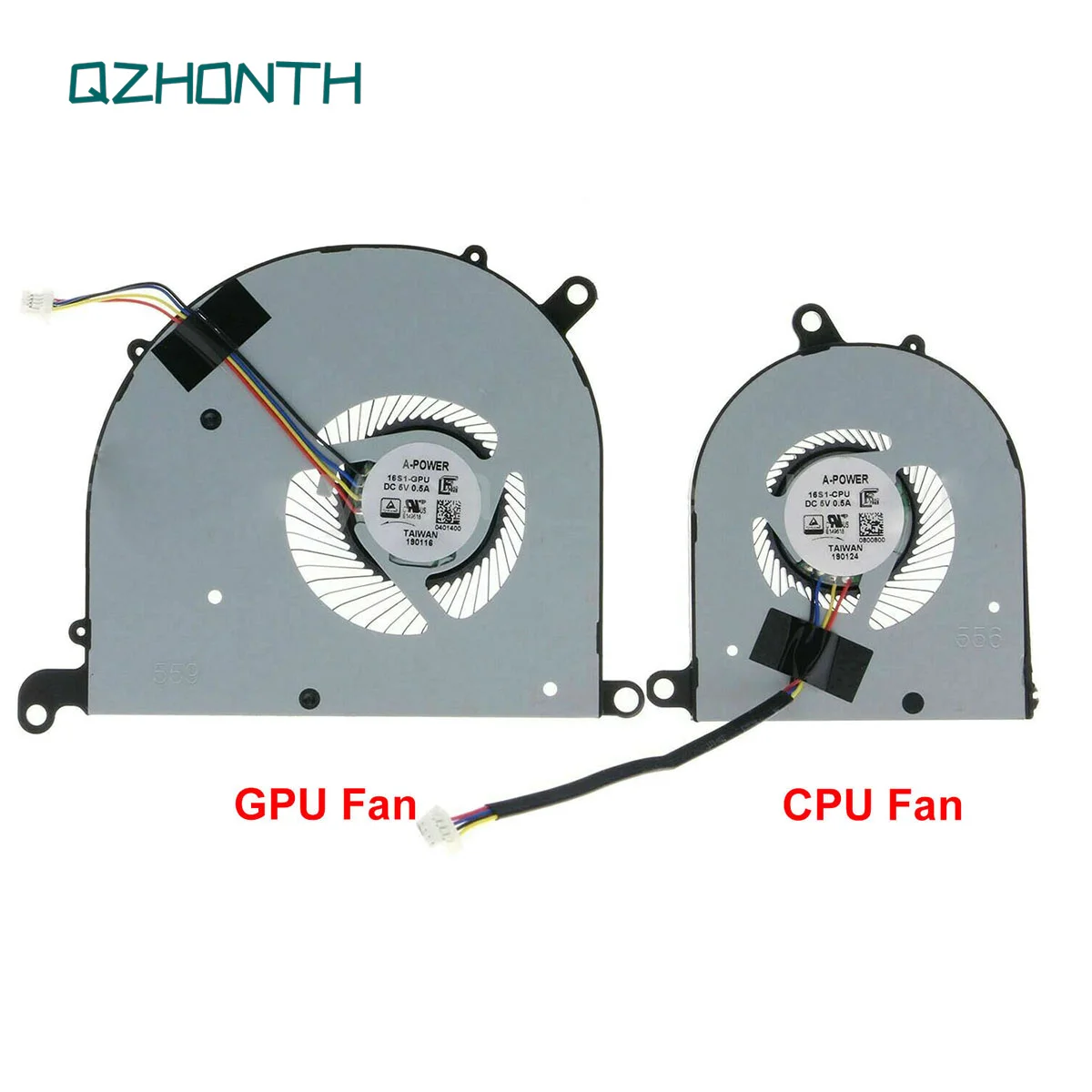 NEW CPU&GPU Cooling Fan For MSI PS63 Modern 8RC 8SC GTX1050 16S1-CPU MS-16S1