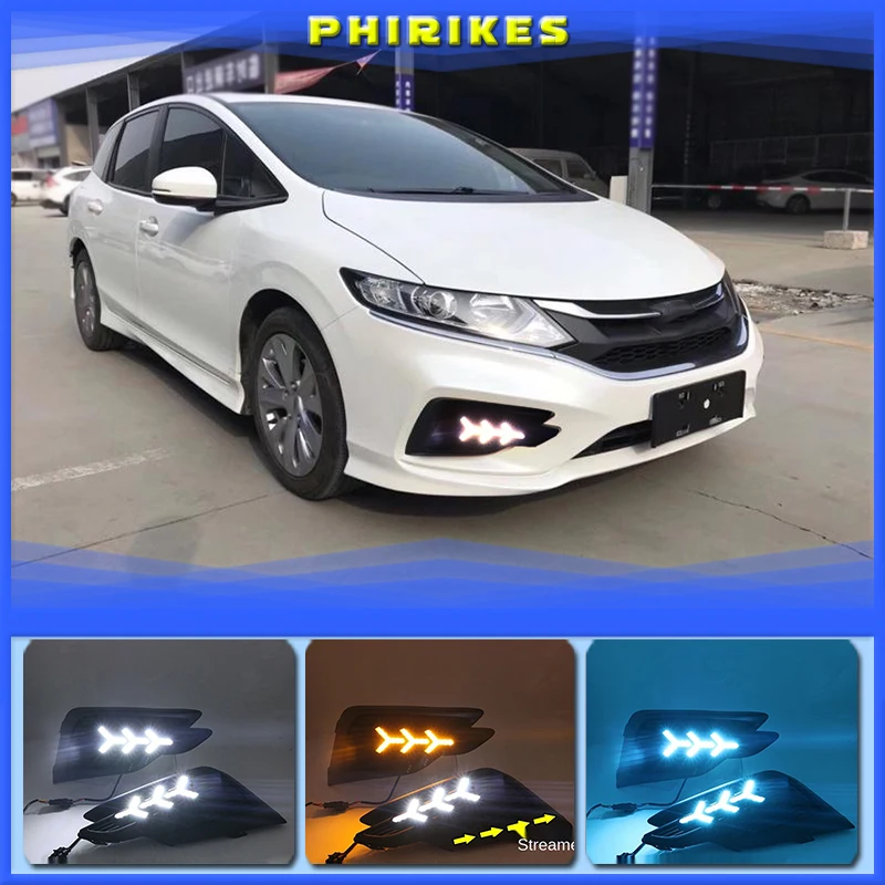 

Turn Signal Relay Waterproof Car DRL LED Daytime Running Light For Honda Jade 2017-2018