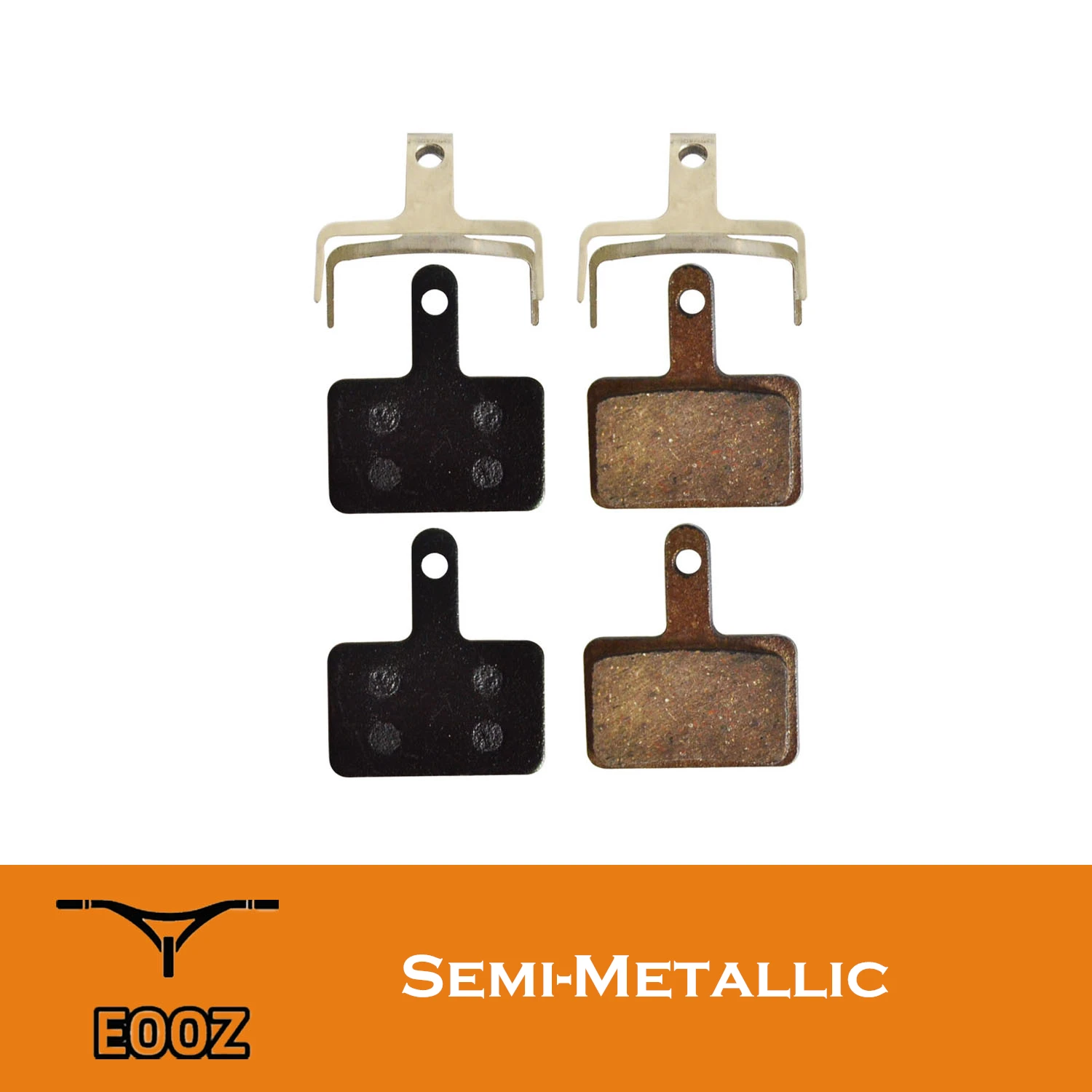 EOOZ 2 PRS * Semi-Metallic Bicycle MTB Disc Brake Pads for SHIMANO B01S M315 M375 M395 M416 M447 M486 M515 M525 M575