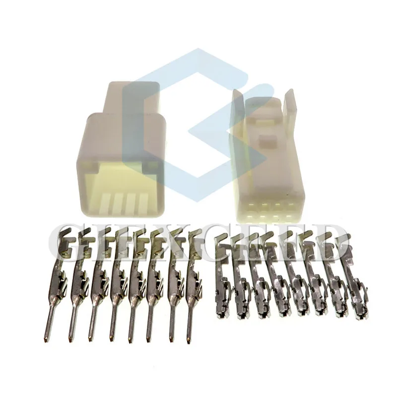 

2 Sets 8 Pin 1565804-1 1376352-1 Automotive Rear View Mirror Socket Reading Light Plug AC Assembly For Nissan Toyota BYD