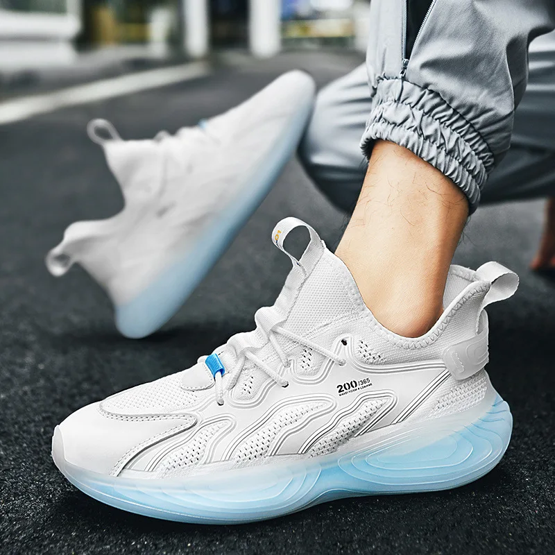 Alta qualidade tênis de corrida respirável homem tênis de esportes ao ar livre tamanho antiderrapante 45 casual jogging zapatillas hombre unisex 2021