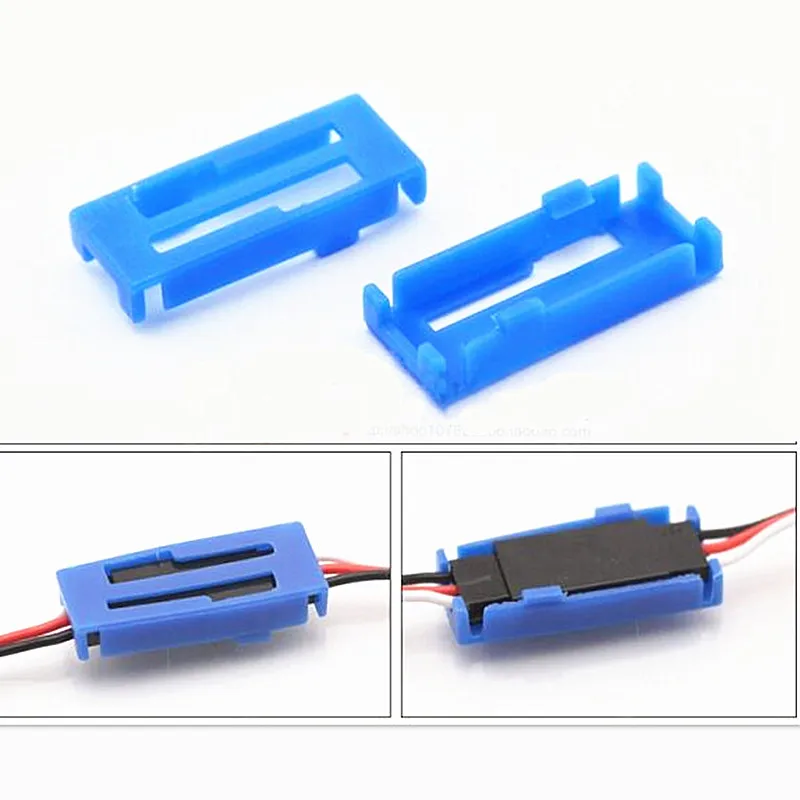 10PCS Servo Extension Cable Buckle Clip Plastic Servos Cord Fastener Jointer Plug Fixing Holder For RC Airplane Model Fix wing