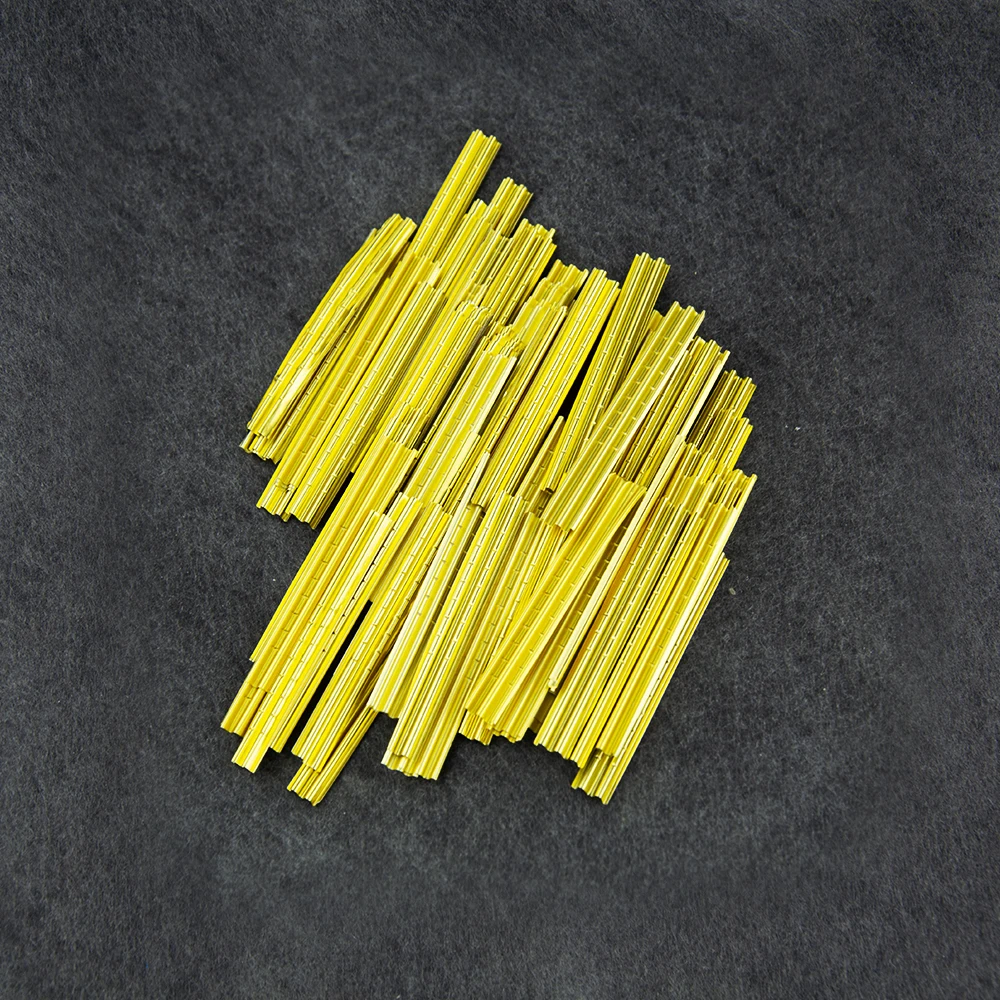 100Pcs/Box Zweireihig Fertig Zinn Folie Streifen Werkzeuge Verbesserte Versio Goldene/Silber Allgemeine-zweck zinn folie Schlosser Werkzeuge