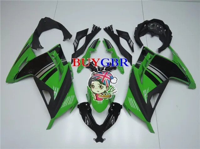 Motorcycle Fairings Green fairing For Kawasaki NINJA300/EX300 2013-2017 13 14 15 16 17 fairing free windscreen