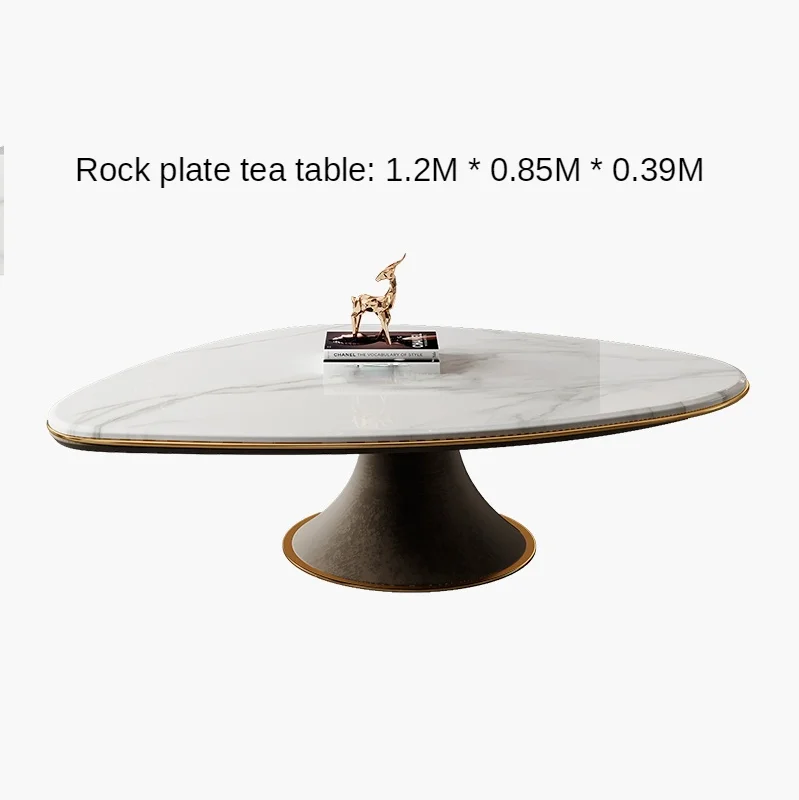 Nordic light luxury marble coffee table