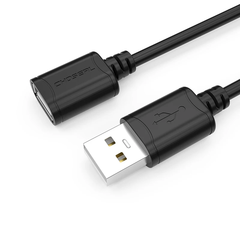 CHOSEAL USB 2,0 Удлинительный кабель Удлинительный шнур для мужчин и женщин Удлинительный шнур USB кабель удлинитель для телефона USB флеш-накопители