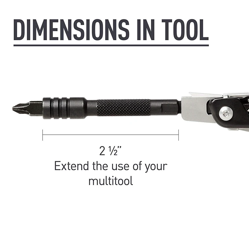 LEATHERMAN Security Tamper Proof Magnetic Screwdriver Drill Bit Screw Driver Bit Extender 931009/931015