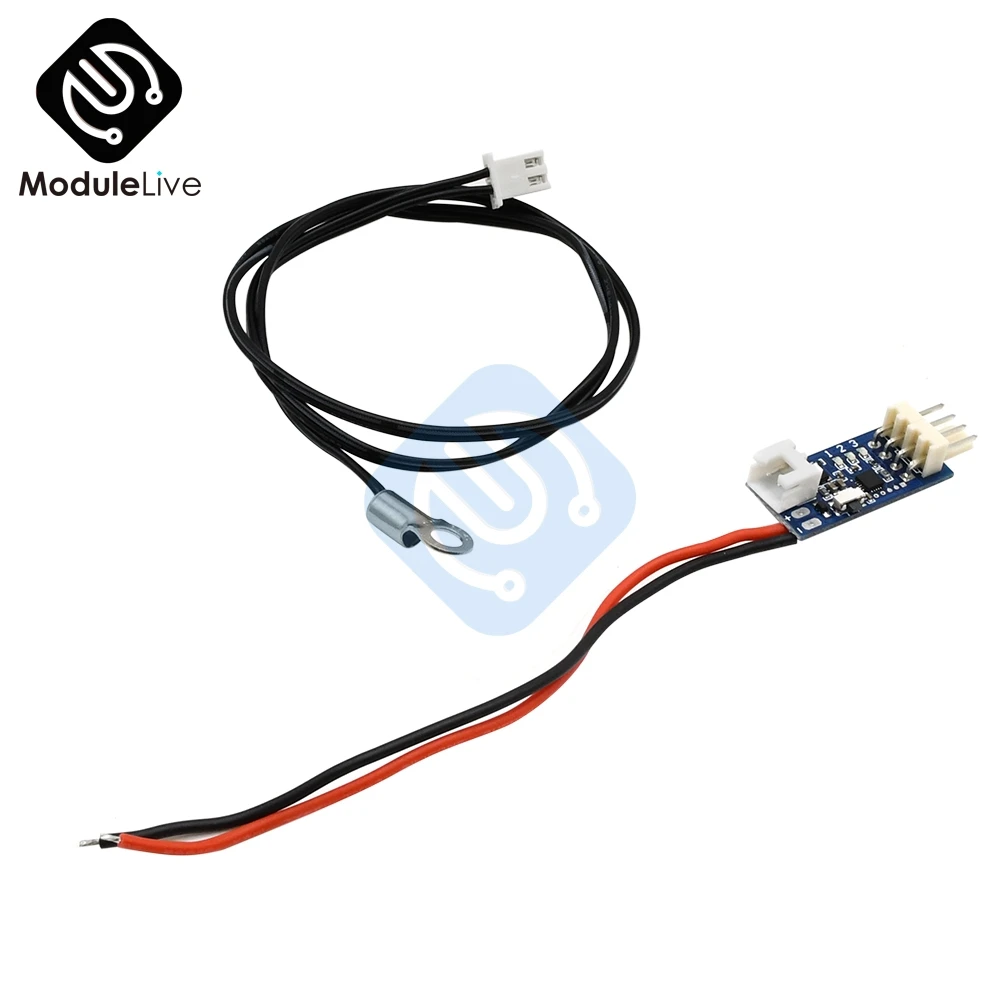 Ultra-small 5V 12V 4 Wire PWM Auto Fan Temperature Control Governor Computer Fan Temperature Control Noise Reduce 10cm Probe