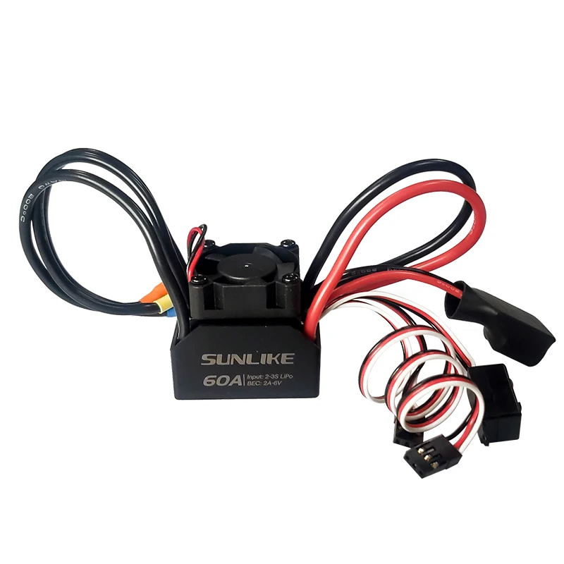 SUNLIKE SL3660 3300KV 3800KV Brushless Motor 60A  80ABrushless ESC Electric Speed Controller Dust-proof for 1:10 1/10 RC Car