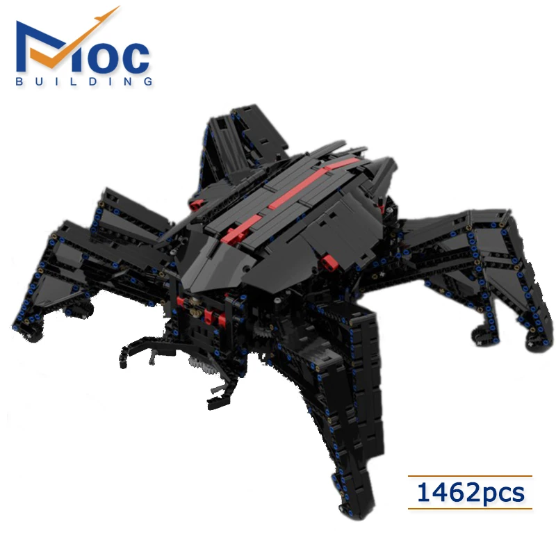 Walking Robot Fit Lepining Model Building  MOC - Spider 8-Legged -Blocks Bricks Diy Toys Kid Christmas